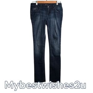 Fmj demin jeans twiggy low rise super skinny Size 28 flying machine jean demin